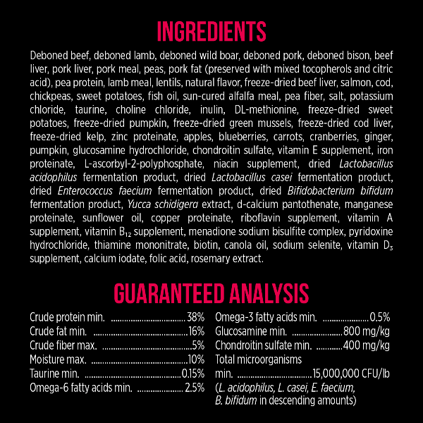 Nutrience SubZero Prairie Red High Protein Dry Dog Food - Grain-Free, Natural Ingredients for Active Dogs - Perfect for Large Breeds & Outdoor Adventures