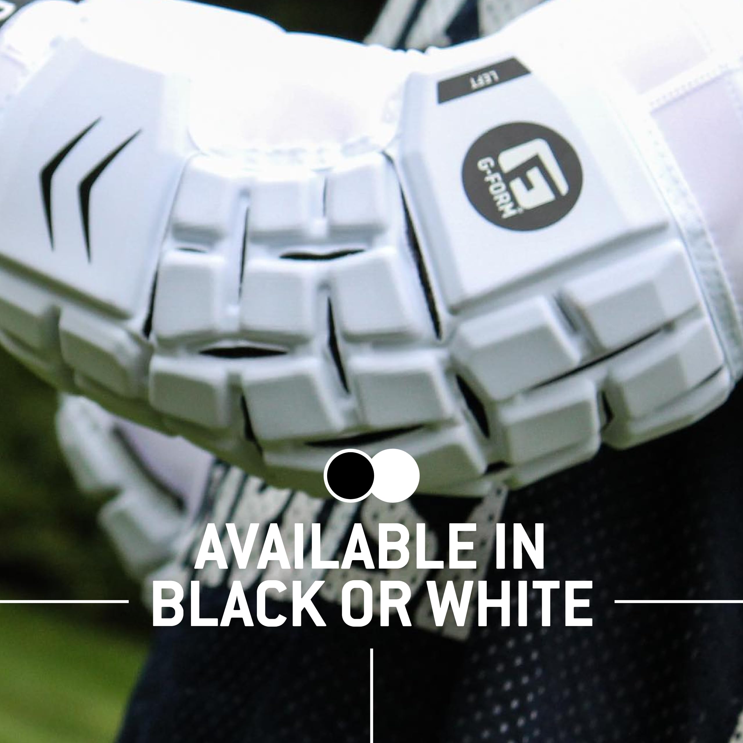 G-Form Unhinged Lacrosse Arm Pads for Men - Breathable Flexible Elbow Guards with Protective Padding - Machine Washable Lacrosse Gear - Perfect for Training, Games & Competitive Play