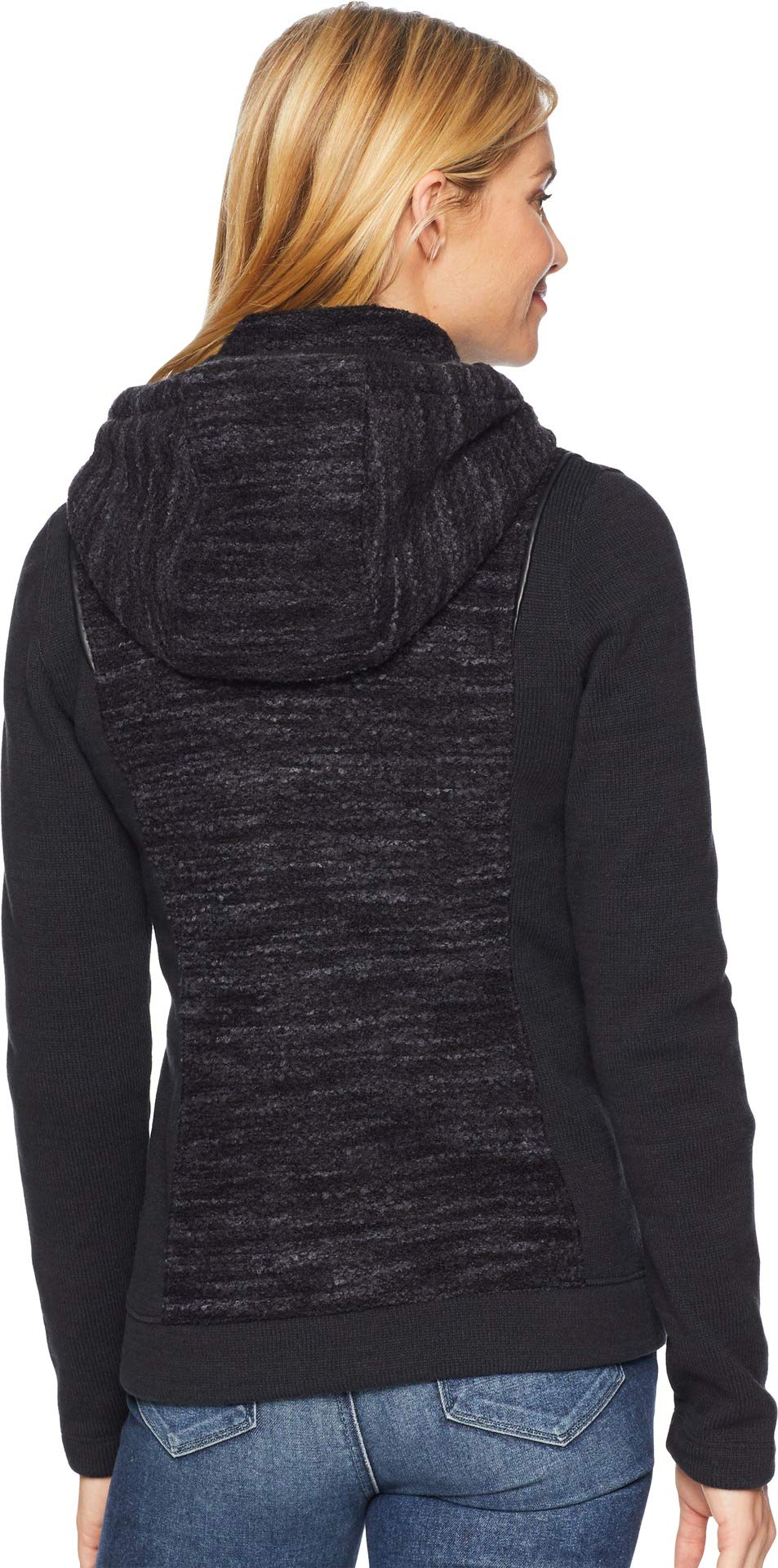 Obermeyer Women's Ella Fleece Jacket - Soft Warm Winter Coat, Black, Size XL | Perfect for Outdoor Activities, Hiking & Casual Wear