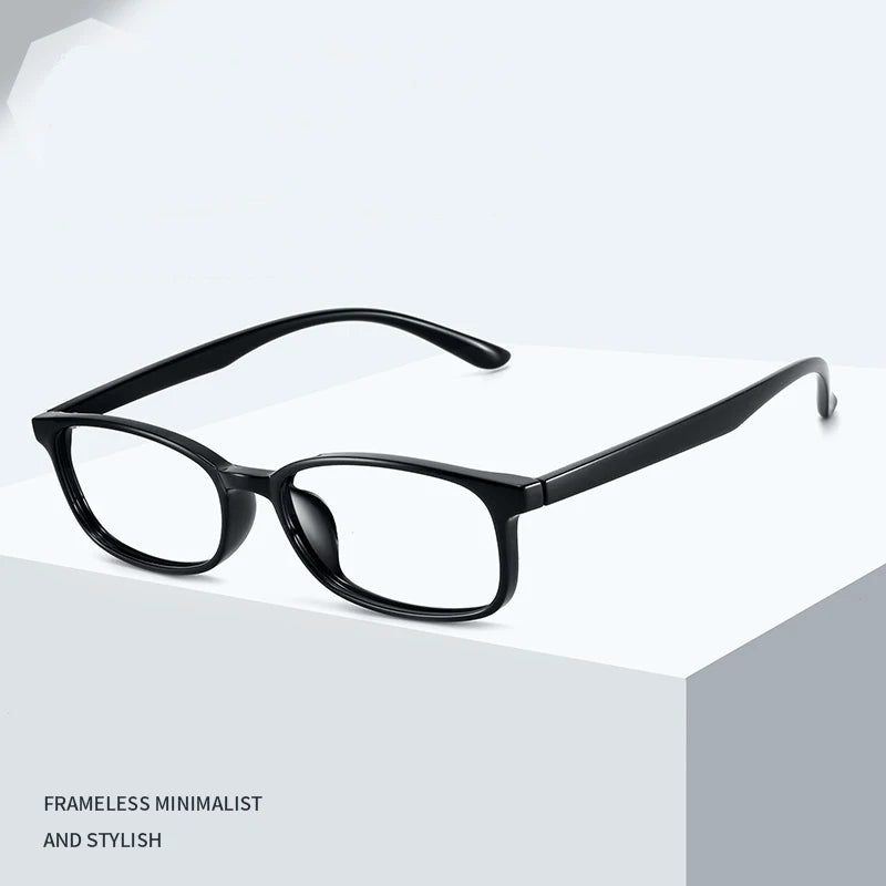 Bclear Unisex Small Full Rim Rectangle Plastic Eyeglasses 1058 - Lightweight & Durable Frames for Men & Women - Perfect for Reading, Work & Everyday Use