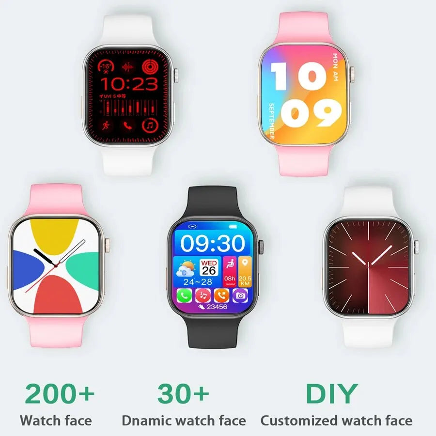 Smart Watch with Call & Message Alerts, Fitness Tracker, Heart Rate Monitor - Wireless Bluetooth Smartwatch for Android & iPhone - Perfect for Workouts, Running & Daily Activity Tracking