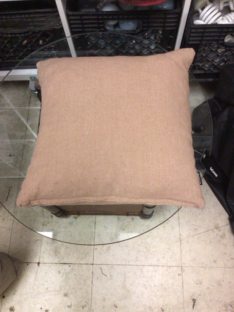 Bo Concepts Beige Linen Pillow - Soft & Stylish Decorative Throw Pillow for Sofa, Bed, or Chair - Perfect for Living Room, Bedroom & Home Decor
