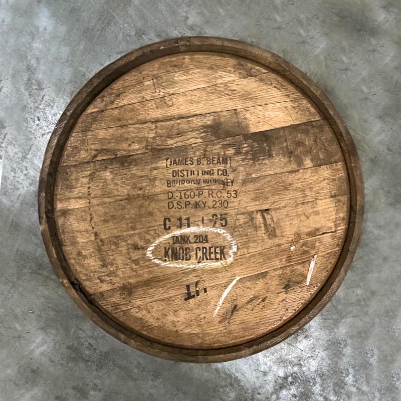 10+ Year Aged Knob Creek Bourbon Barrel - Fresh Dumped, Once Used for Whiskey Aging, Home Brewing & DIY Projects