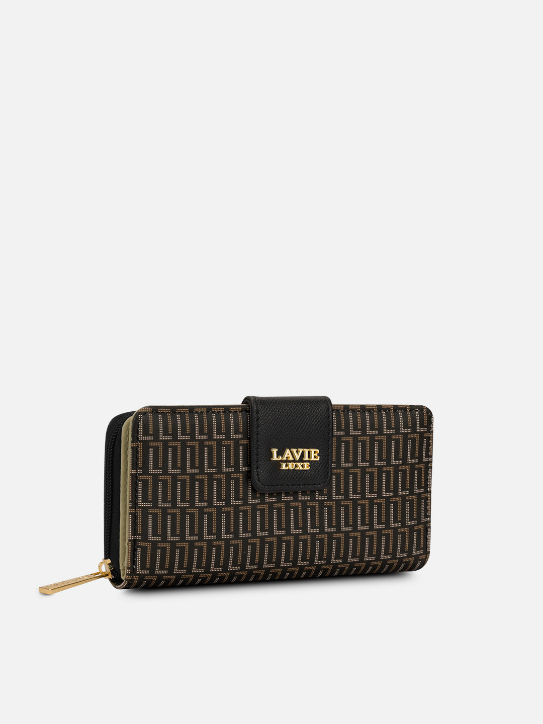 Mono Mia25 Large Bifold Zip Wallet for Women - RFID Blocking Leather Wallet with Multiple Card Slots & Coin Pocket - Perfect for Travel, Shopping, and Everyday Use