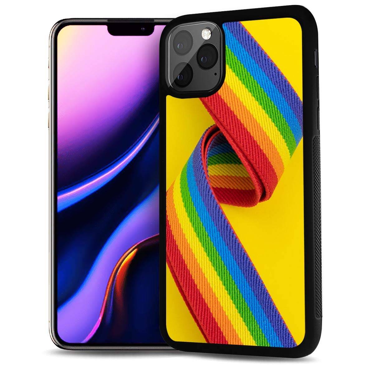 Durable Soft Protective Phone Case for iPhone 13 - Rainbow Pride Design | Perfect for Everyday Use, LGBTQ+ Events & Pride Celebrations