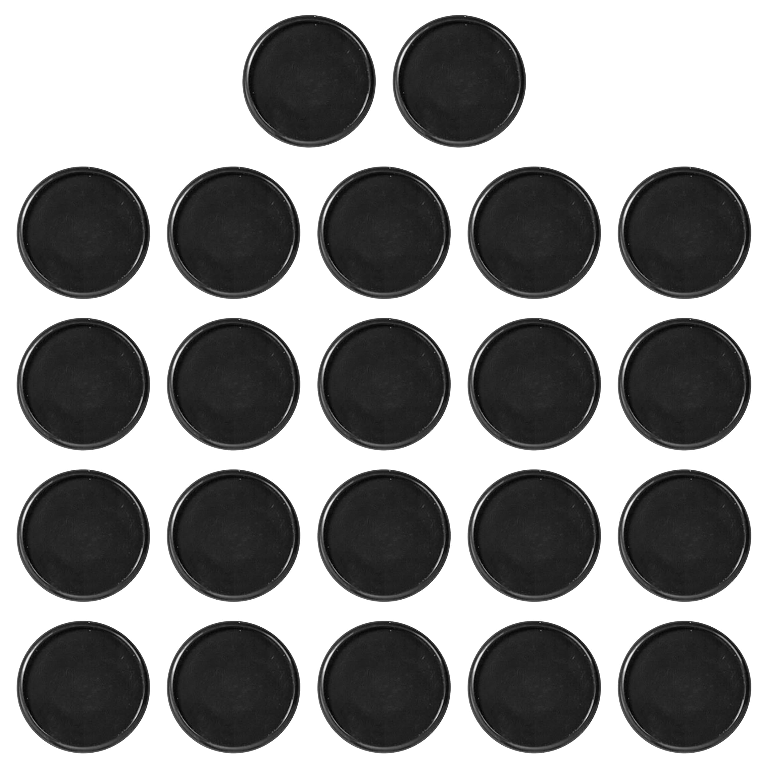 Levenger Circa Discbound Notebook Rings - 22 Pack, 1.5 Inch Black Binder Rings for Discbound Planners & Notebooks | Perfect for Office, School & Home Organization