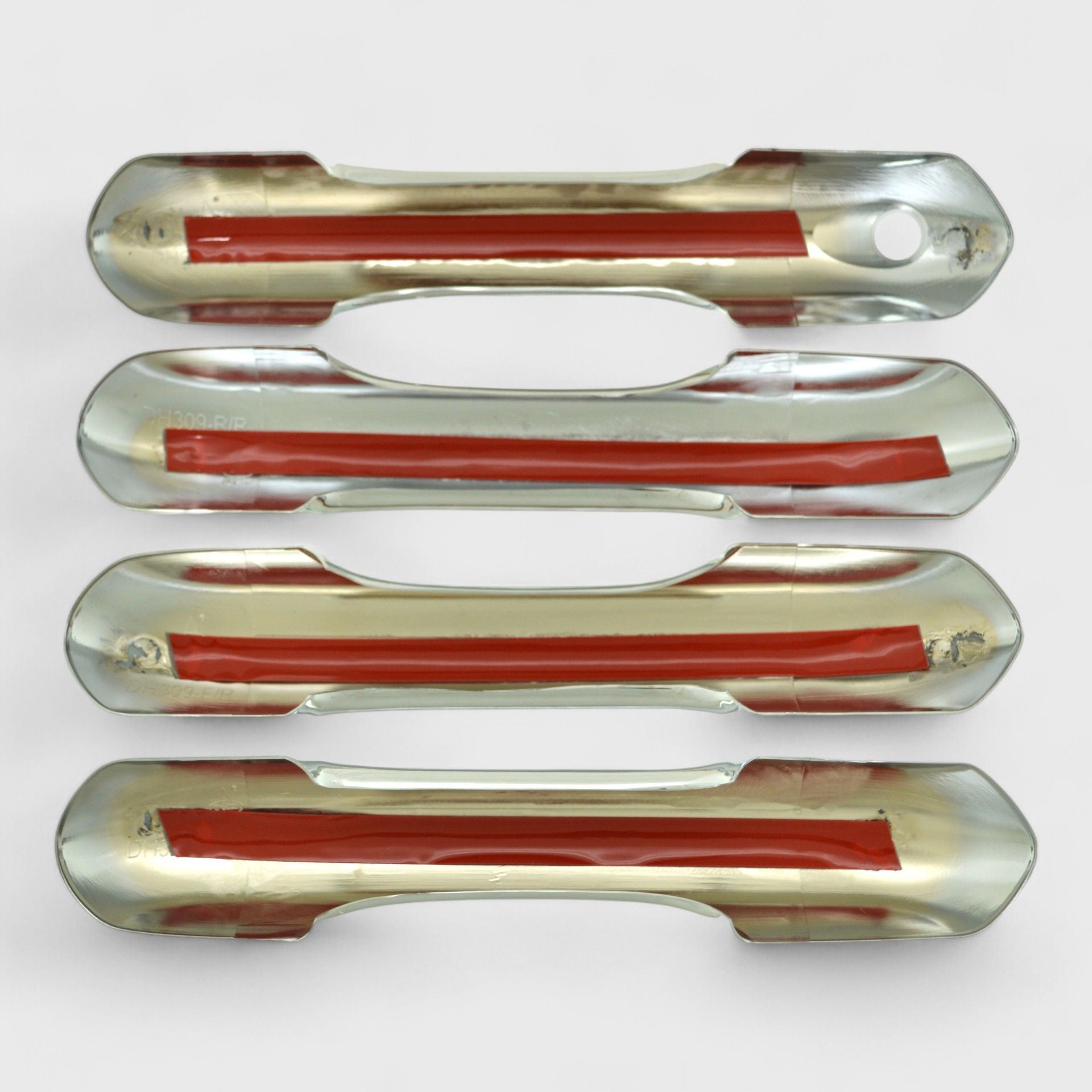 DH309 Chrome Door Handle Cover with Keyless Sensors - Secure & Stylish Upgrade for Home, Office, and Commercial Entrances