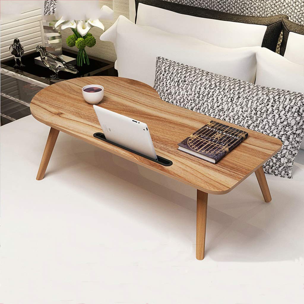 Compact Folding Laptop Desk for Small Spaces - Portable MDF Writing Table for Dorm, Sofa, Bedroom & Overbed Use - Perfect for Remote Work, Studying & Home Office