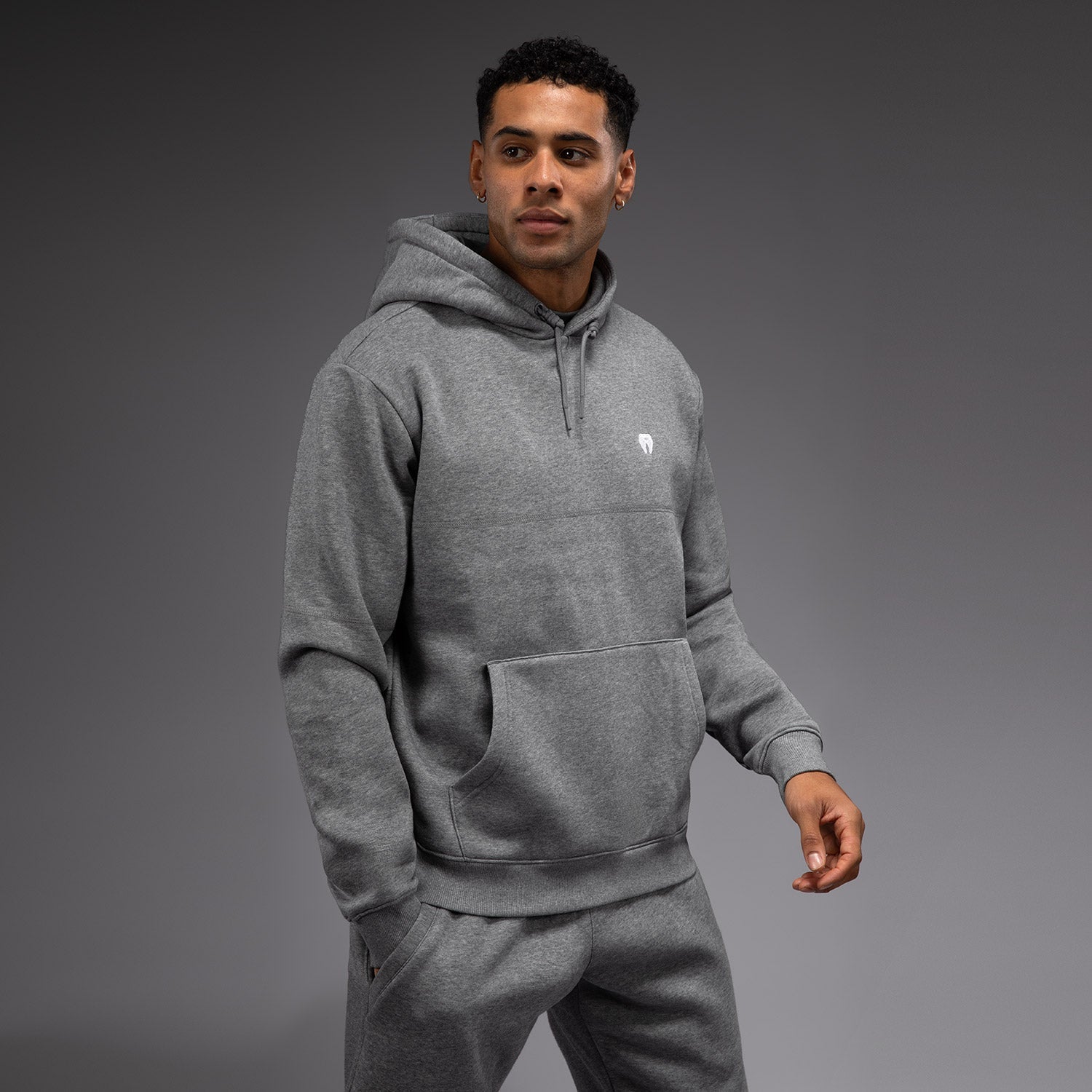 Venum Silent Power Hoodie - Lightweight Training Hooded Sweatshirt for Men & Women | Cloudy Grey | Perfect for Gym, Running & Outdoor Activities