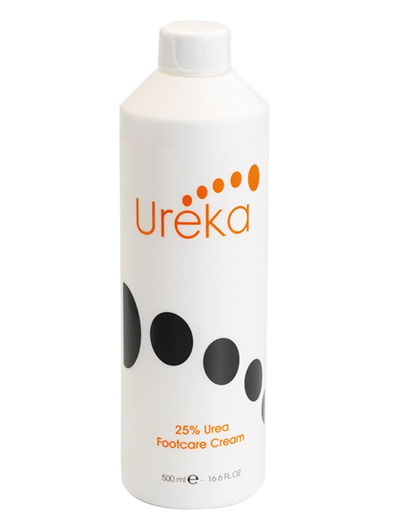 Ureka 25% Urea Foot Cream for Extremely Dry Cracked Heels & Calluses – Intensive Moisturizing Treatment – 16.9oz (500ml) – Perfect for Pedicures, Diabetic Foot Care & Winter Skin Repair