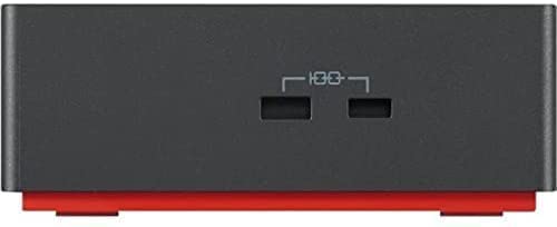 Lenovo Universal Thunder Bolt 4 Dock (40B00300US) with HDMI & DisplayPort Cable Bundle - 4K Video, Fast Charging & Multi-Monitor Setup for Home Office & Gaming