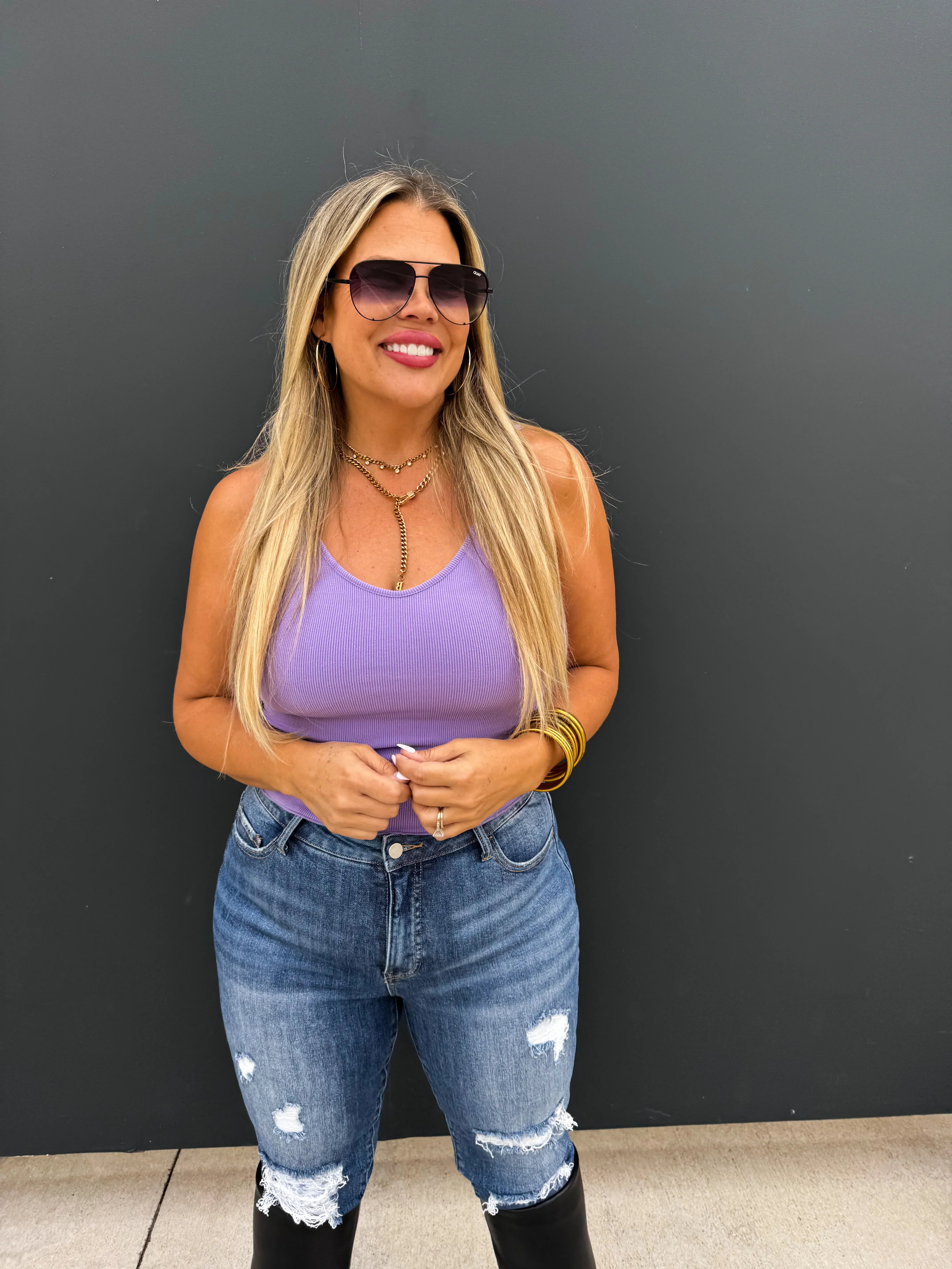 PREORDER: Hannah Ribbed Tank Top for Women - 5 Color Options | Soft Stretch Casual Wear for Summer, Layering & Everyday Outfits
