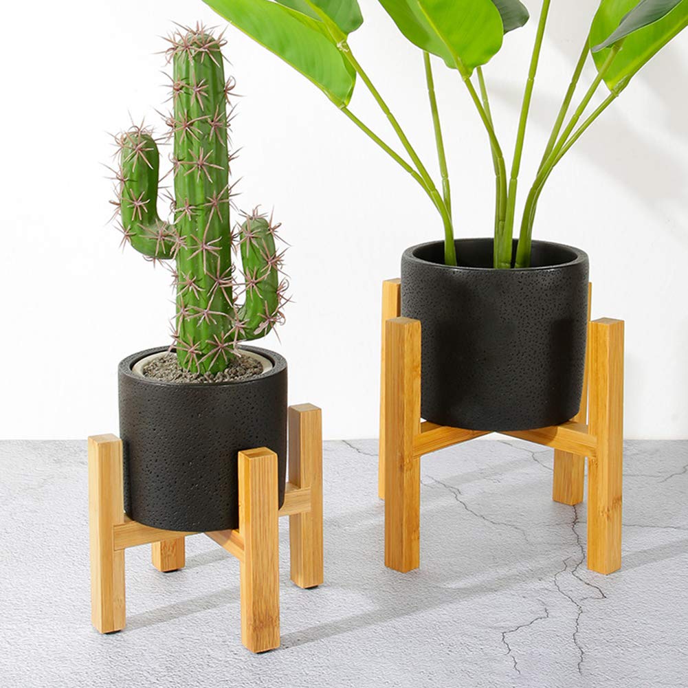 Wooden Flower Pot Holder - Bonsai Plant Stand Shelf for Multiple Plants | Garden, Balcony, Patio & Living Room Decor | Perfect for Indoor & Outdoor Plant Display