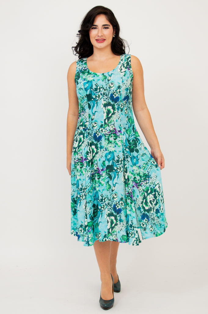 Avery Dress - Enchant Linen Bamboo Blend - Elegant & Comfortable Summer Dress for Women - Perfect for Beach, Vacation & Casual Outings