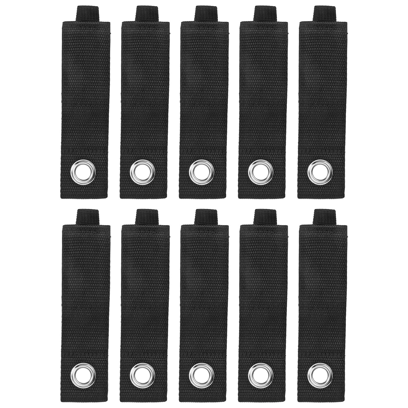 10 Pack Storage Straps with Hook & Loop - Heavy Duty Extension Cord Organizer, Cable Wrap Holder for Home, Office, RV, and Workshop (Medium Size)