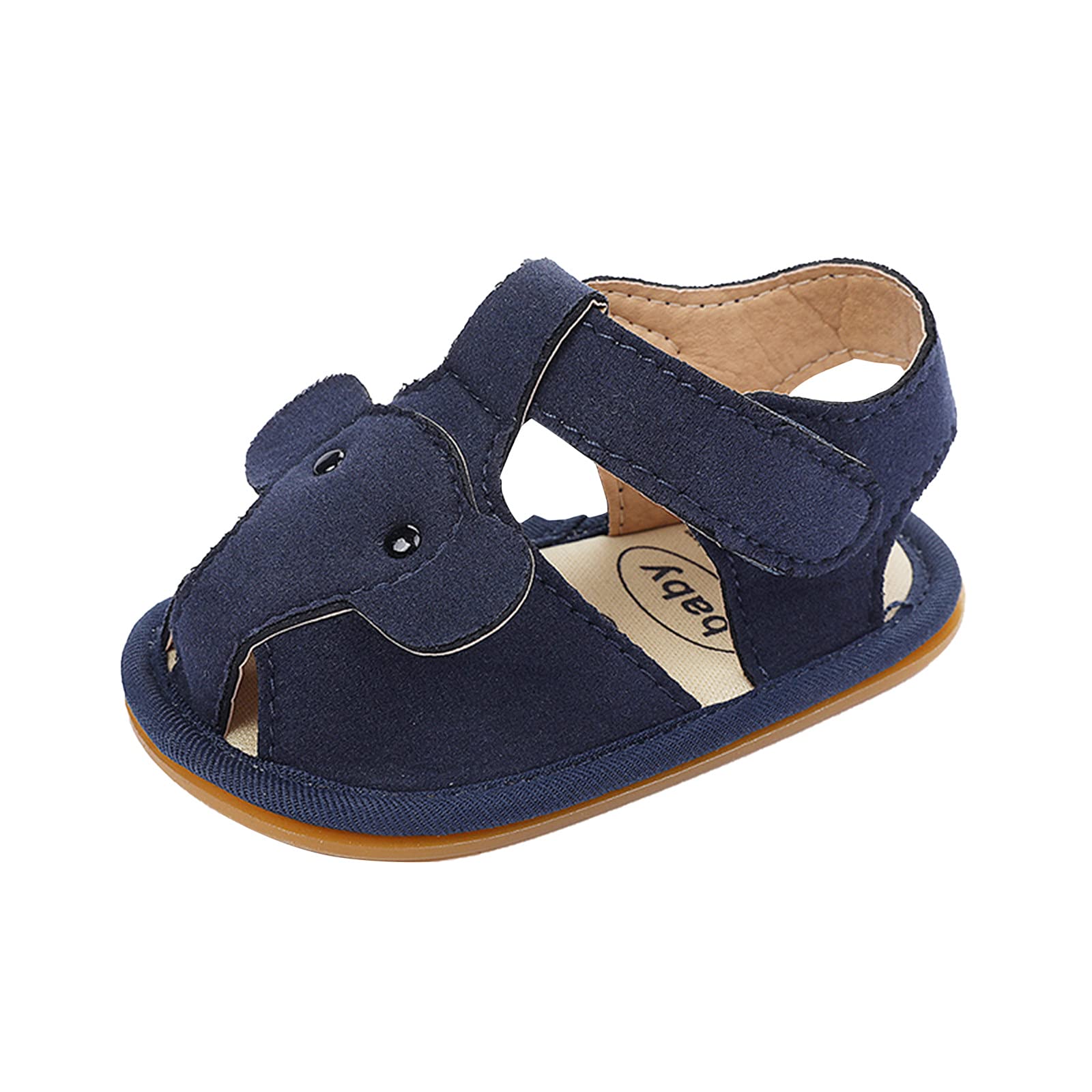 **Toddler Girls' Elephant Sandals - Soft Sole Beach Sandals for Baby Girls, Summer Prewalker Shoes for Comfortable Walking & Outdoor Play**    *(Perfect for Beach Trips, Park Walks, and Everyday Playtime!)*
