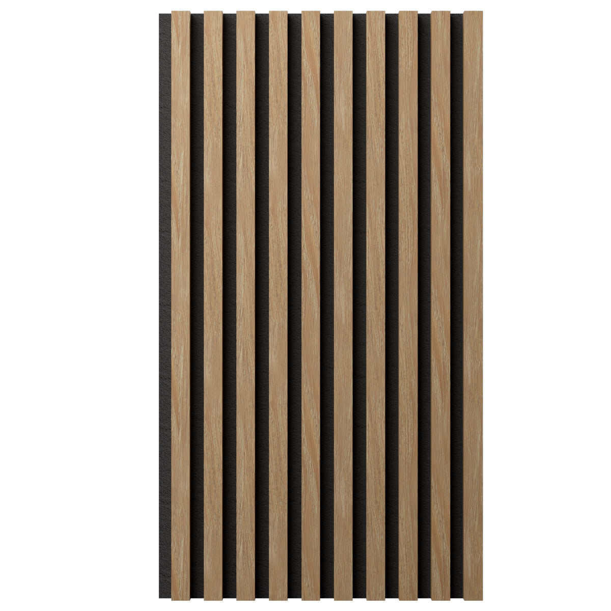 Acoustic Slat Wood Wall Panel - Natural Wood Soundproofing Panels for Home & Office - Traditional Slat Design for Modern & Rustic Interiors - Perfect for Living Rooms, Bedrooms, and Conference Rooms