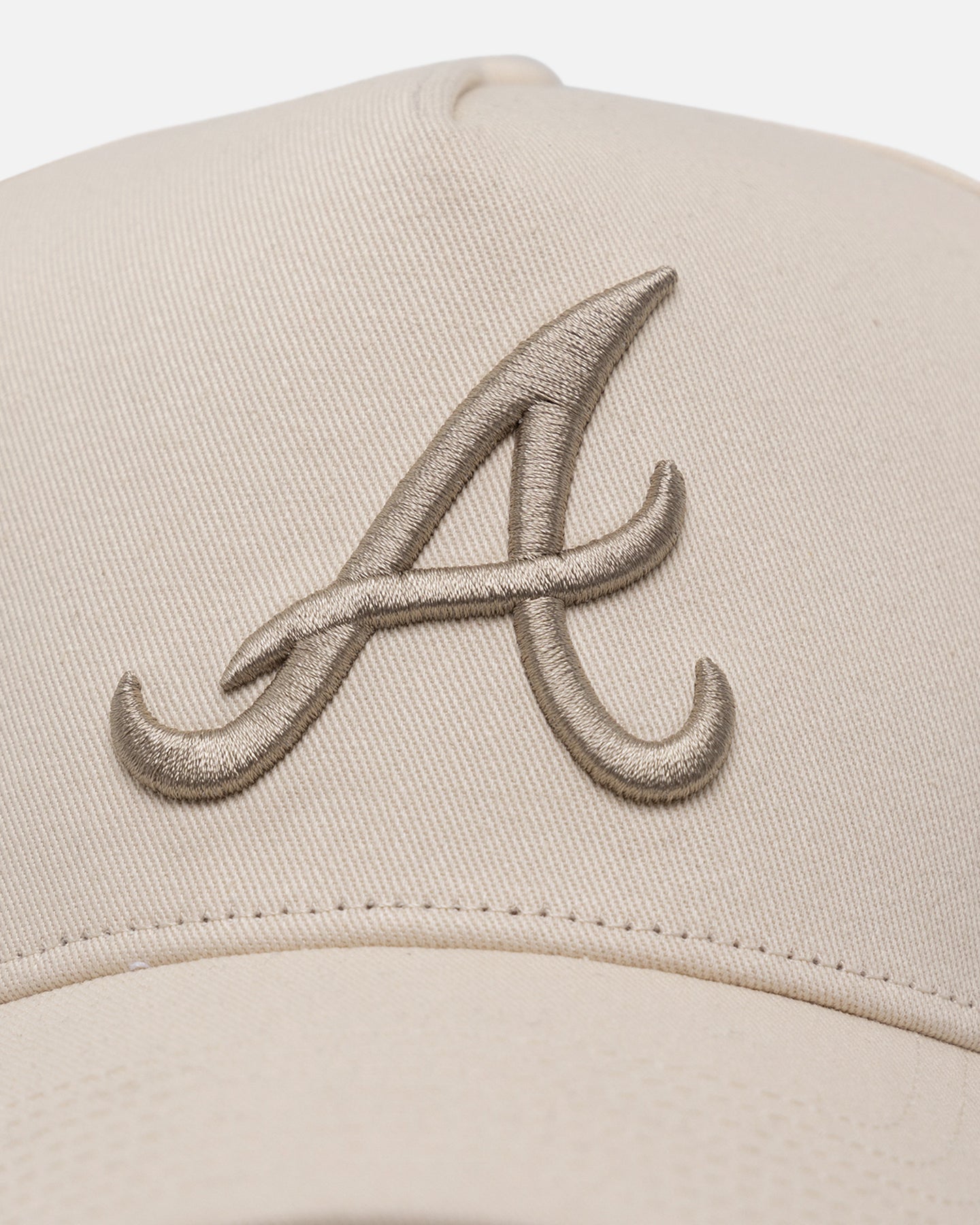 47 Brand Atlanta Braves 'Caramel Swirl' Sure Shot TT Cotton MVP Snapback Hat - Adjustable Cotton Baseball Cap for Men & Women - Perfect for Baseball Games, Sports Events & Casual Wear