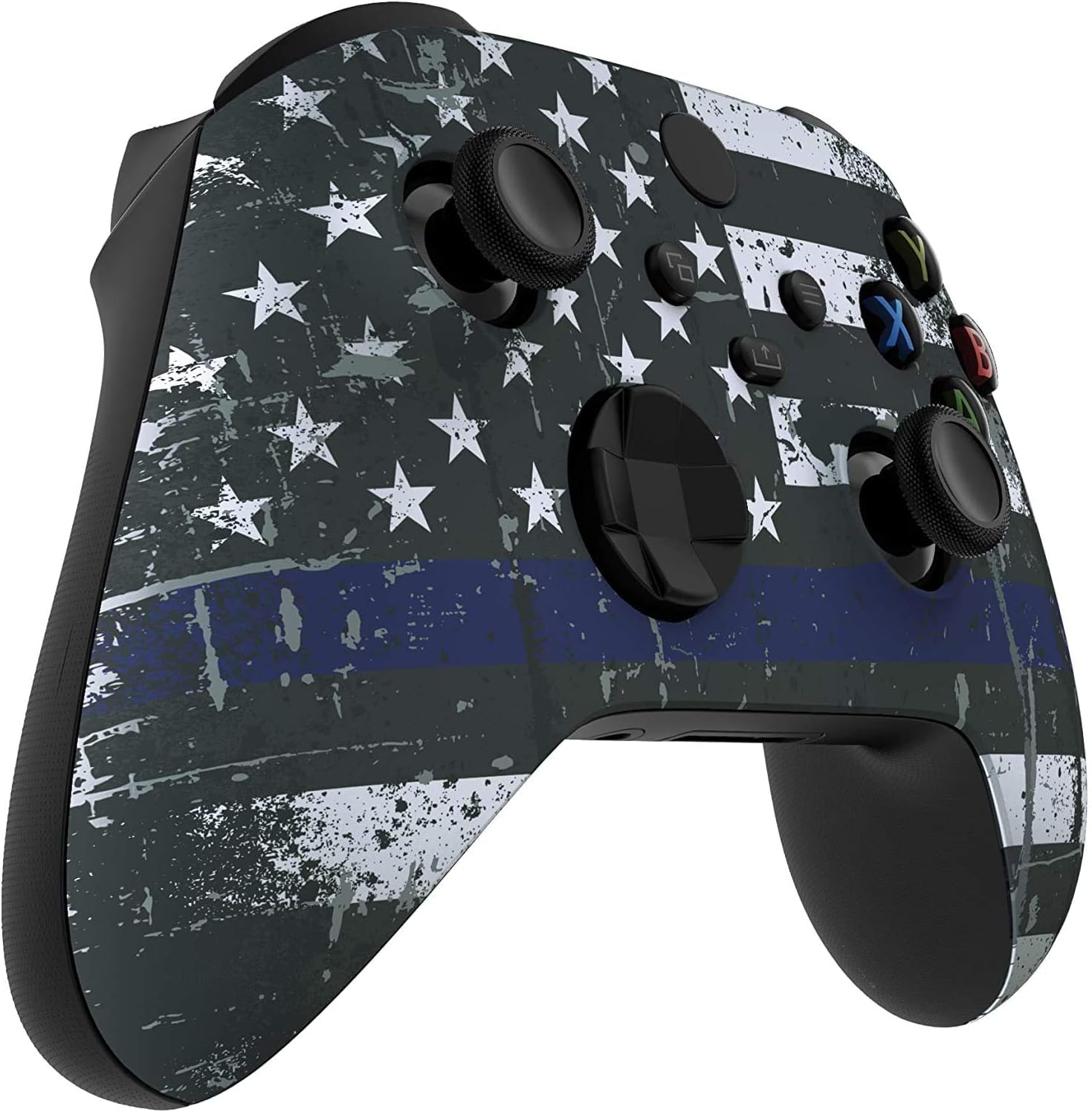 Xbox Soft Touch Custom Gaming Controller - Ergonomic Soft Shell for Comfortable Grip, Compatible with Microsoft Xbox (Blue Edition) | Perfect for Long Gaming Sessions & Competitive Play