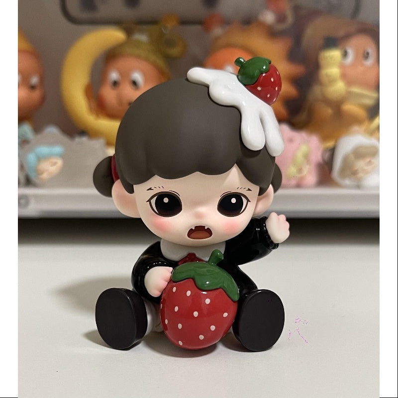 Baby Zoraa I Love Fruits Series Strawberry Girl Outfit - Cute Infant Strawberry Print Romper for Newborns & Toddlers - Perfect for Photoshoots, Birthday Parties & Everyday Play