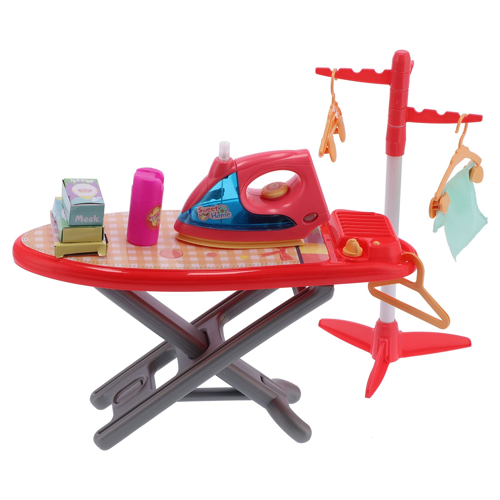 Kids Pretend Play Iron Toy Set - Realistic Electric Iron for Home & Role Play