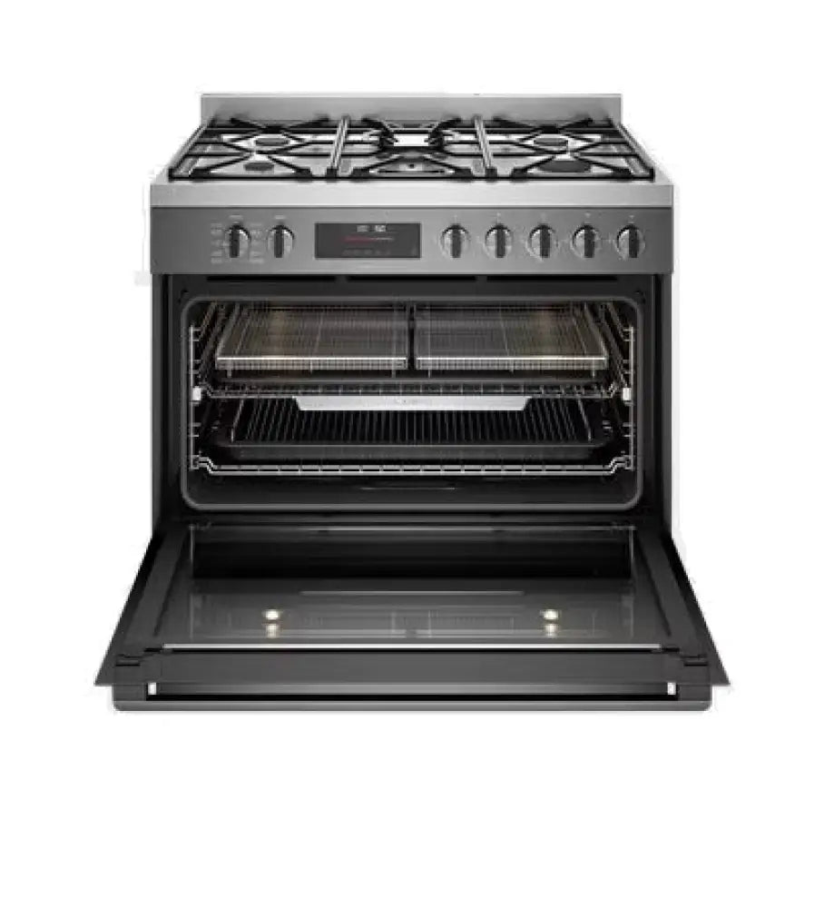 Westinghouse WFEP9717DD 90cm Dual Fuel Pyrolytic Freestanding Oven with AirFry Function - Dark Stainless Steel | Perfect for Baking, Roasting & Air Frying | Ideal for Home Kitchens & Professional Chefs