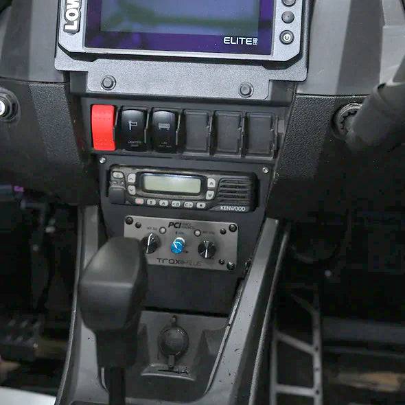 RZR Pro 2022-2024 Series Vertical Radio & Intercom Mount Bracket - Perfect for UTV, Off-Road Vehicles & Adventure Gear Installation