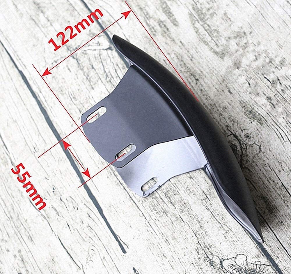 Premium Motorcycle Front Fender Splash Guard - Universal Fit for Cafe Racer & Classic Bikes - Dust & Mud Protection - Durable Motorcycle Accessories for All-Weather Riding & Storage Protection