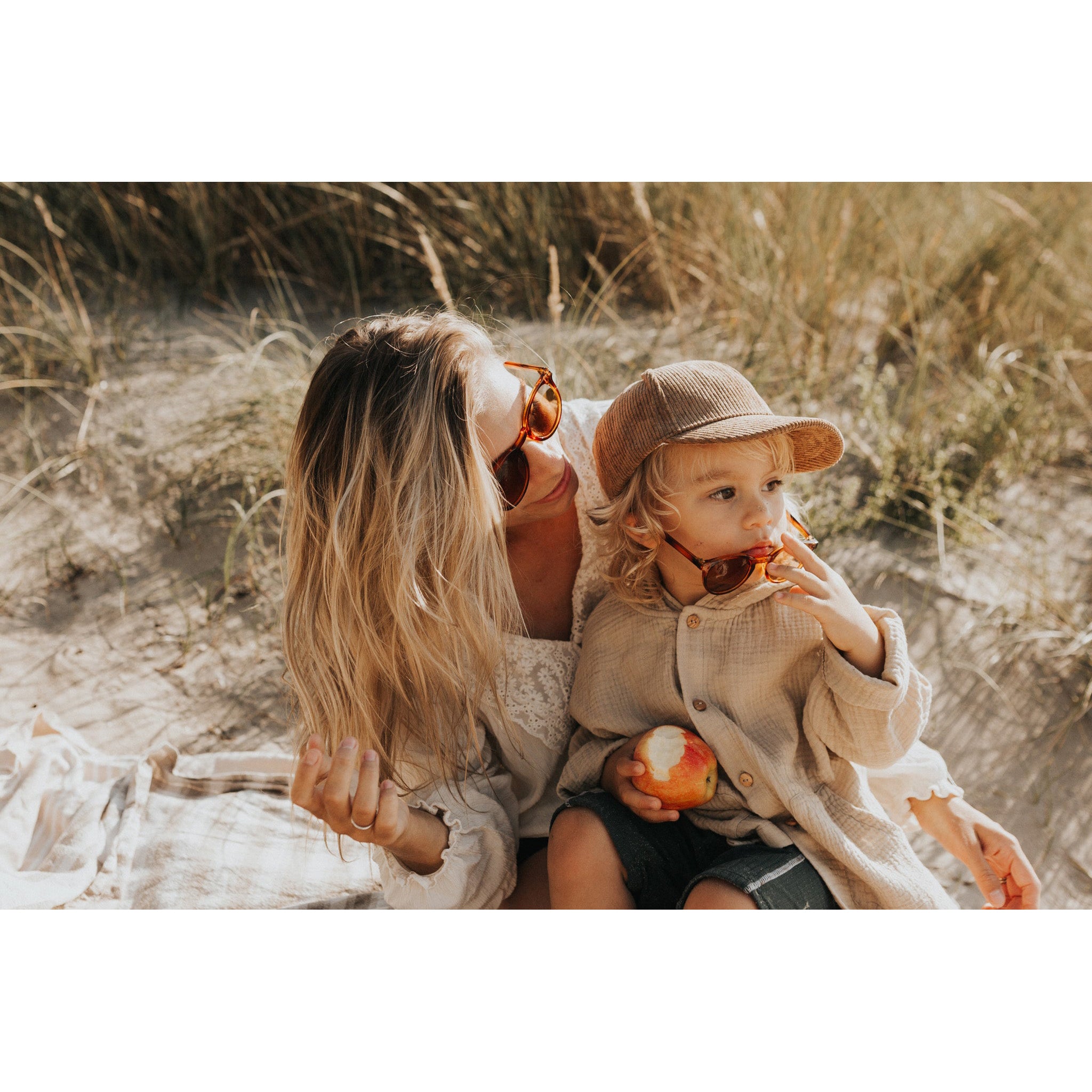 BabyMocs Adult Sunglasses - Classic Aviator Style with Amber Lenses for UV Protection | Perfect for Driving, Beach & Outdoor Activities