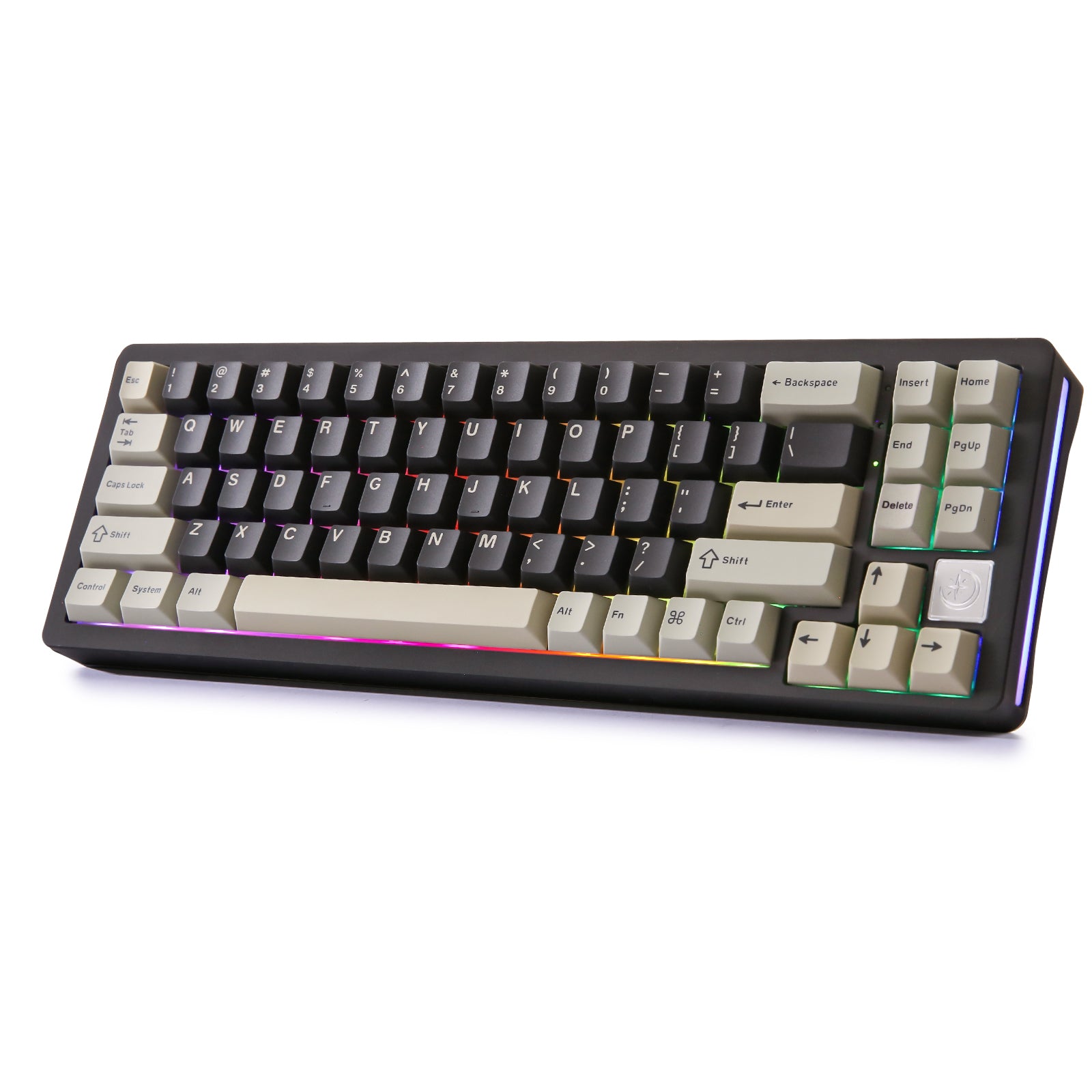 YUNZII AL71 Full Aluminum Mechanical Keyboard - 87 Keys, RGB Backlit, Wired Gaming Keyboard for PC, Mac, Laptop - Perfect for Office Work, Typing & Gaming