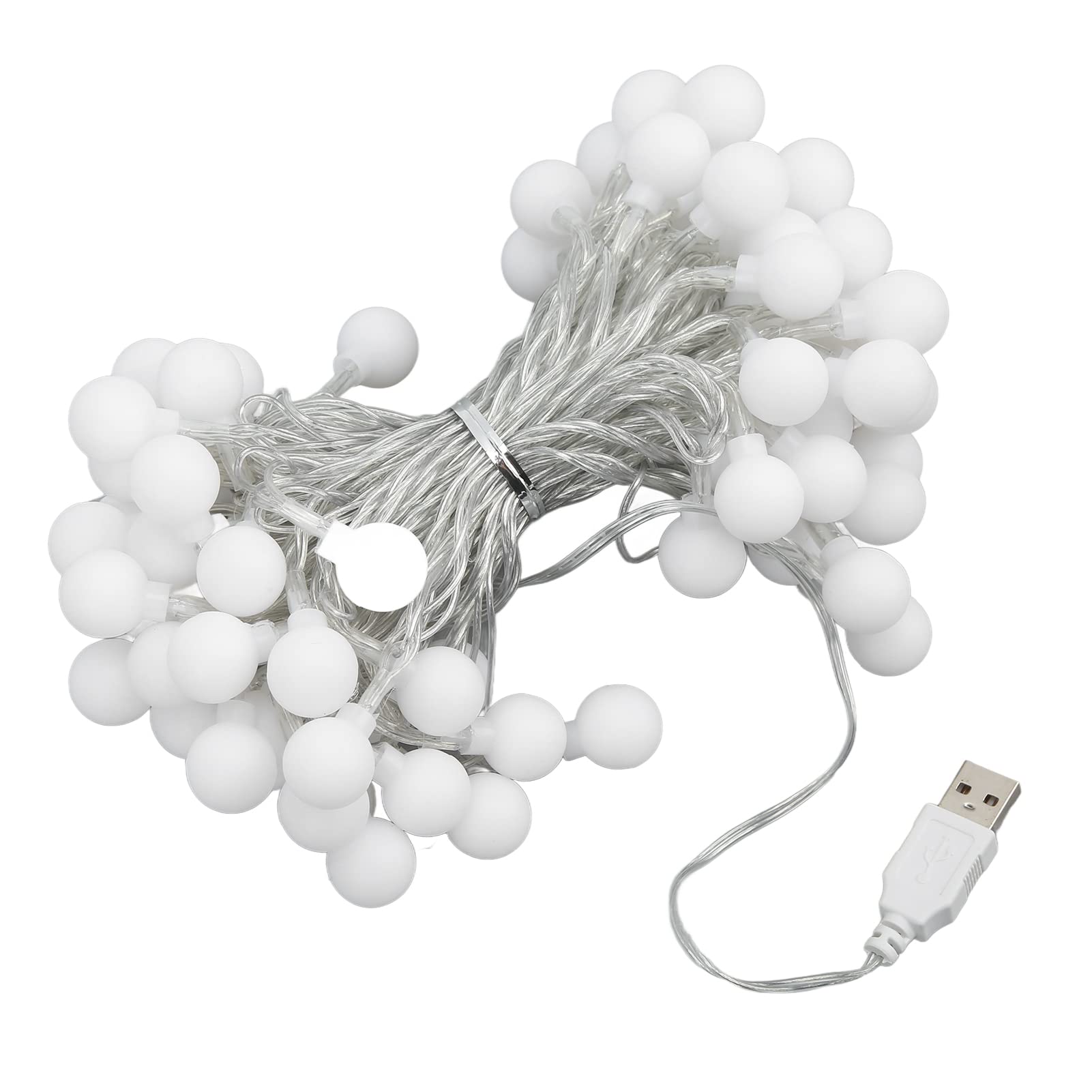 Kadimendium Outdoor LED String Lights - Waterproof, 36H Battery Life, USB Charging, 2800K Warm White, 2 Modes | Perfect for Camping, Patio, Garden & Backyard Decor