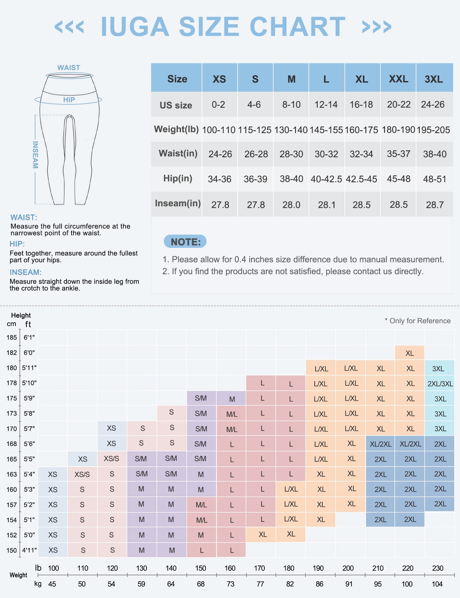 Women's High Waisted Yoga Pants with Pockets - Tummy Control Workout Leggings for Running, Sports & Gym | IUGA Comfortable Athletic Wear for Active Lifestyles