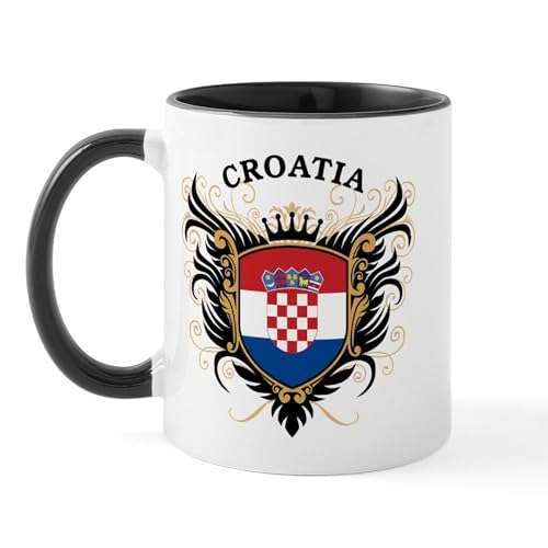 White/Black Inside - Croatia Mug