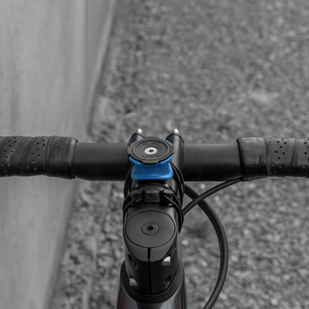 Quad Lock Stem/Handlebar Bike Phone Mount Kit with MAG Case for iPhone 16 Pro - Secure Cycling Phone Holder for Road Biking, Mountain Biking & Commuting
