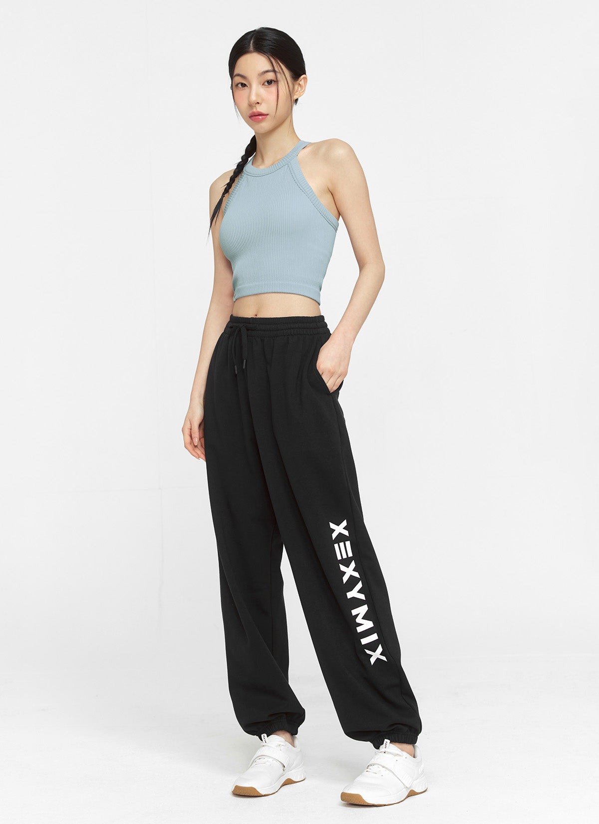 Stylish Ribbed Seamless Halter Neck Crop Top for Women | Trendy Summer Fashion | Perfect for Beach, Party & Casual Outfits