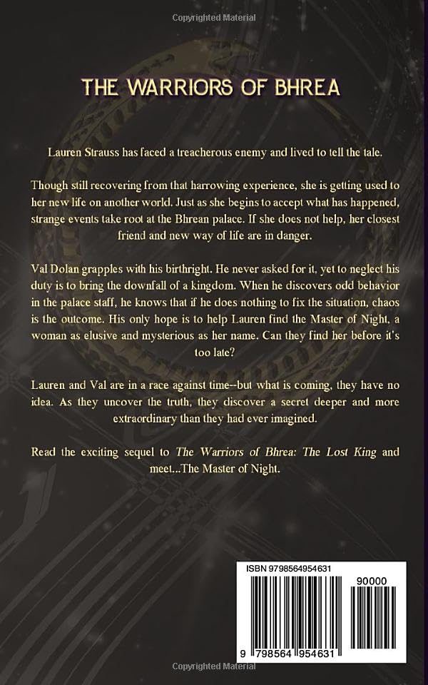 The Warriors of Bhrea: Master of Night - Epic Fantasy Adventure Novel for Adults | Perfect for Late-Night Reading & Book Club Discussions