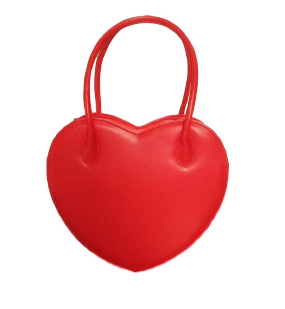 GK-O Fashion Women's Heart Shaped Crossbody Bag - Lolita Style PU Leather Clutch Purse & Wallet for Party, Date Night, Cosplay and Daily Use