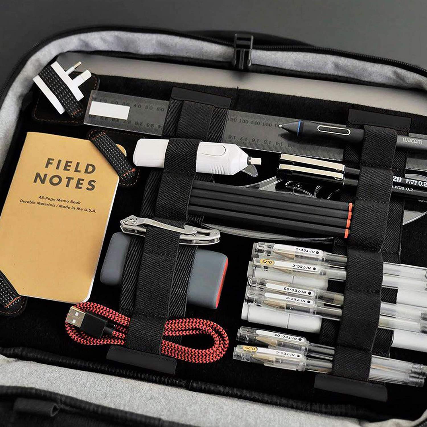 Etchr Art Satchel - Professional Waterproof Artist Backpack with Tripod Holder for Sketchbooks, Paints & Drawing Supplies | Perfect for Outdoor Painting, Urban Sketching & Travel Art Kits