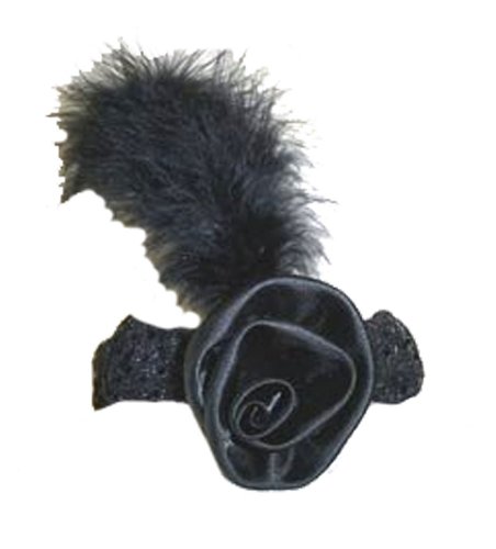 Elegant Black Rose Headband for Women - Stylish Hair Accessory for Parties, Weddings & Everyday Wear