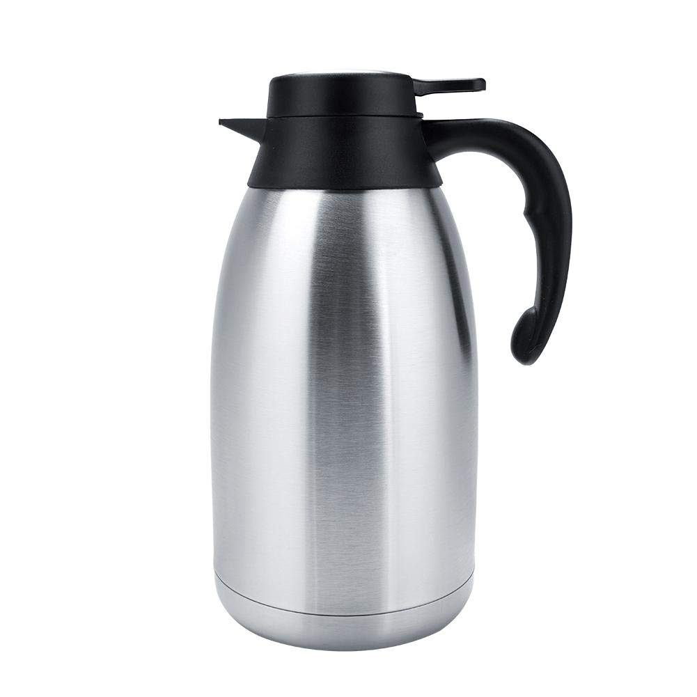 Premium 2L Vacuum Insulated Stainless Steel Thermos Pot - Double Wall Insulated Tea Kettle for Hot & Cold Beverages - Ideal for Home, Office, Camping & Outdoor Activities