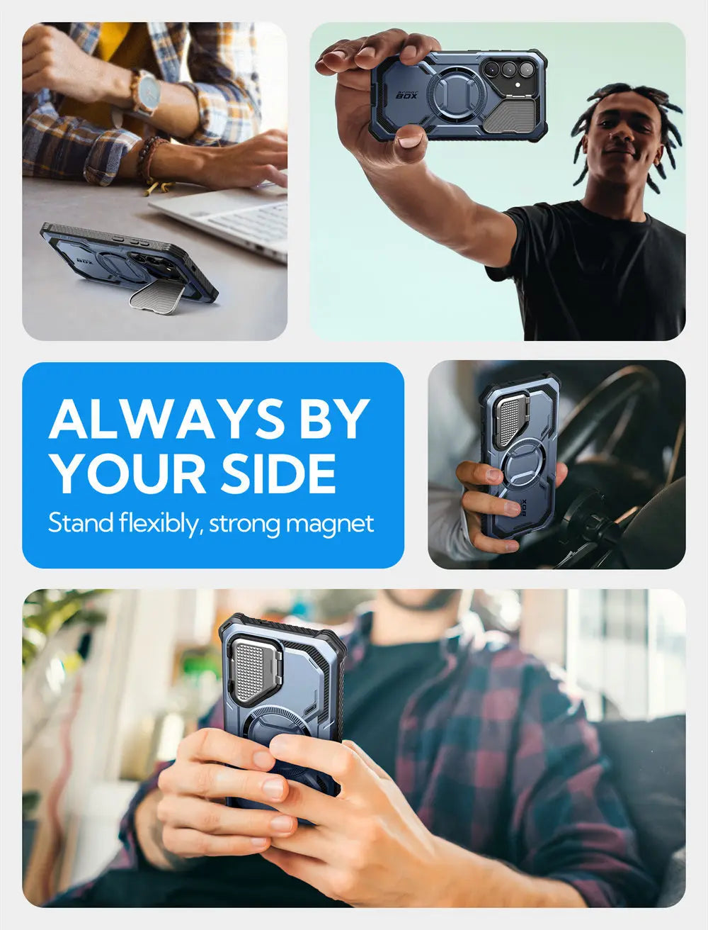 BLASON Armorbox Full Body Protective Case for Samsung Galaxy S25 - Shockproof & Drop Protection - Perfect for Outdoor, Travel & Daily Use