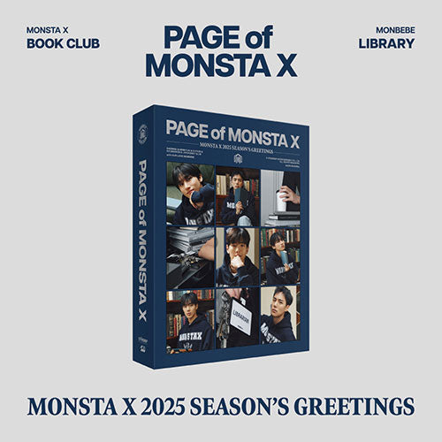 MONSTA X 2025 Season's Greetings Photobook & Calendar Set | K-Pop Merchandise for Fans | Perfect for Collectors and Gift Giving