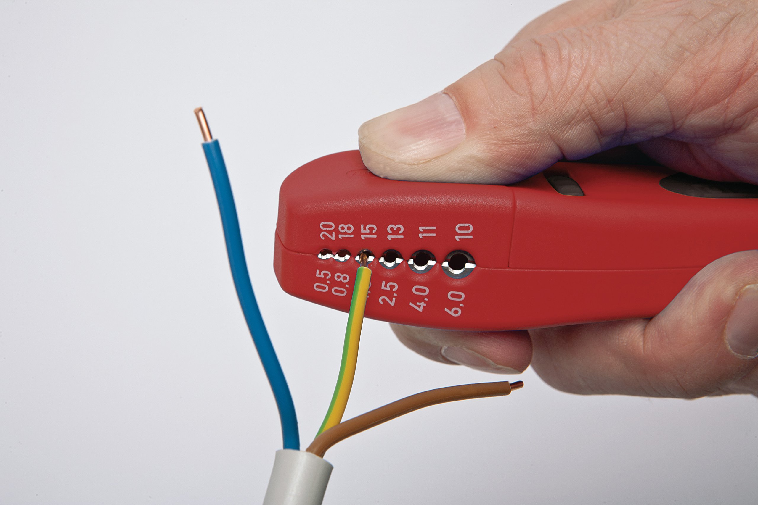 Professional Cable Stripper & Electrician's Knife - Heavy Duty Wire Stripping Tool for Electrical Work, DIY Projects & Home Repairs - Perfect for Electricians, Technicians & DIY Enthusiasts