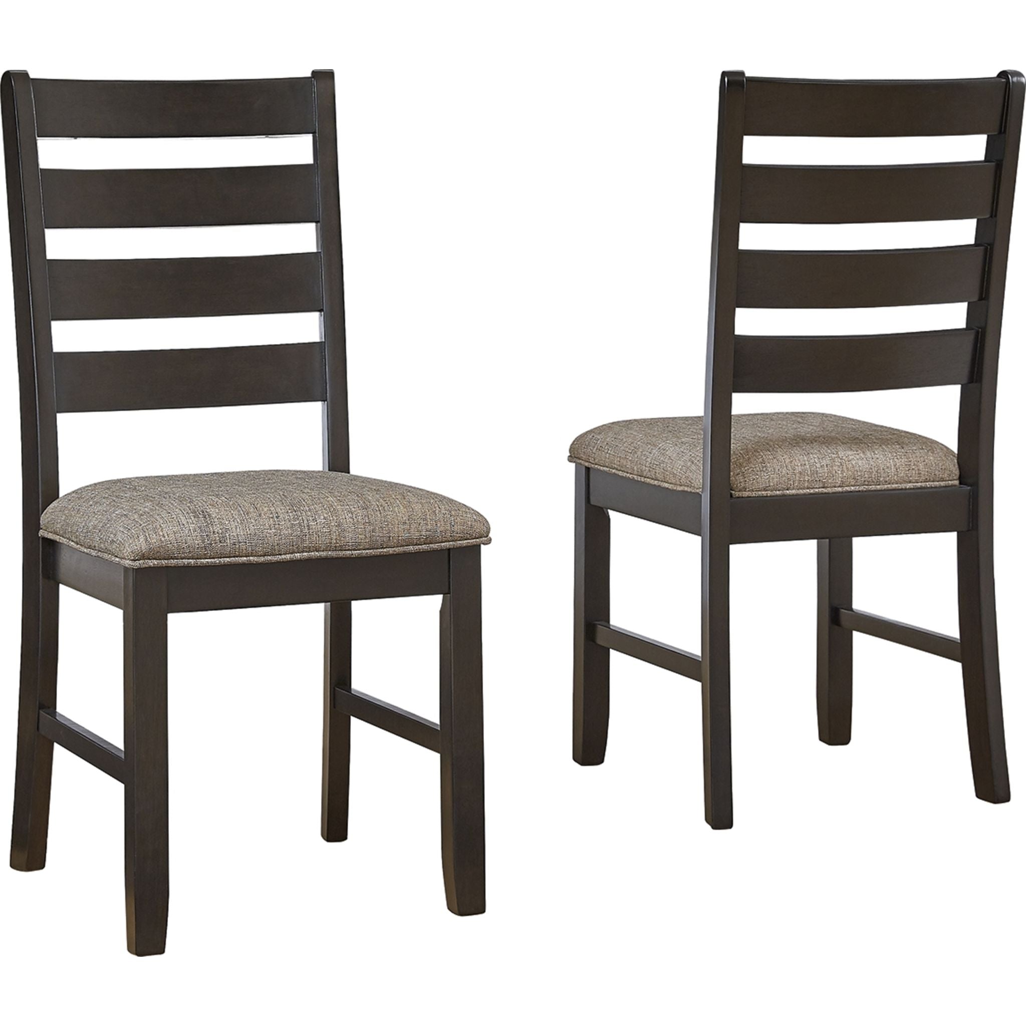 Ambenrock Side Chair - Light Brown & Black Wooden Dining Chair (D286-01) - Perfect for Kitchen, Dining Room, and Office Use