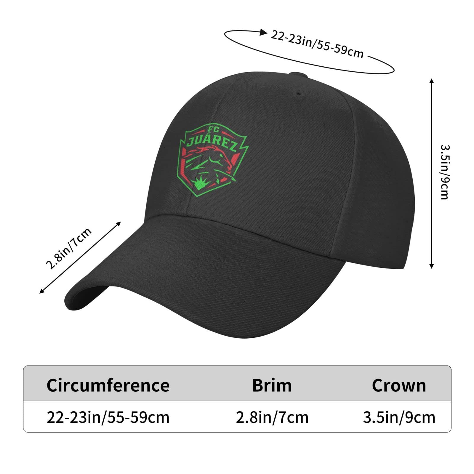 Deportivo Toluca F.C. Unisex Baseball Cap - Adjustable Cowboy Style Dad Hat in Black for Men & Women | Perfect for Soccer Games, Outdoor Activities & Casual Wear