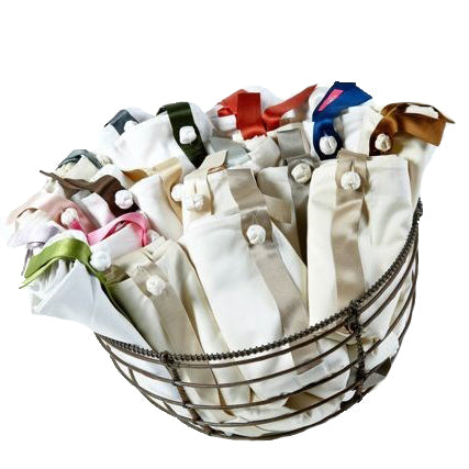 Luxury Charmeuse Pillowcase Bands - Soft & Smooth Silk-like Fabric for Bedding - Perfect for Home Decor, Gifts & Hotel Use