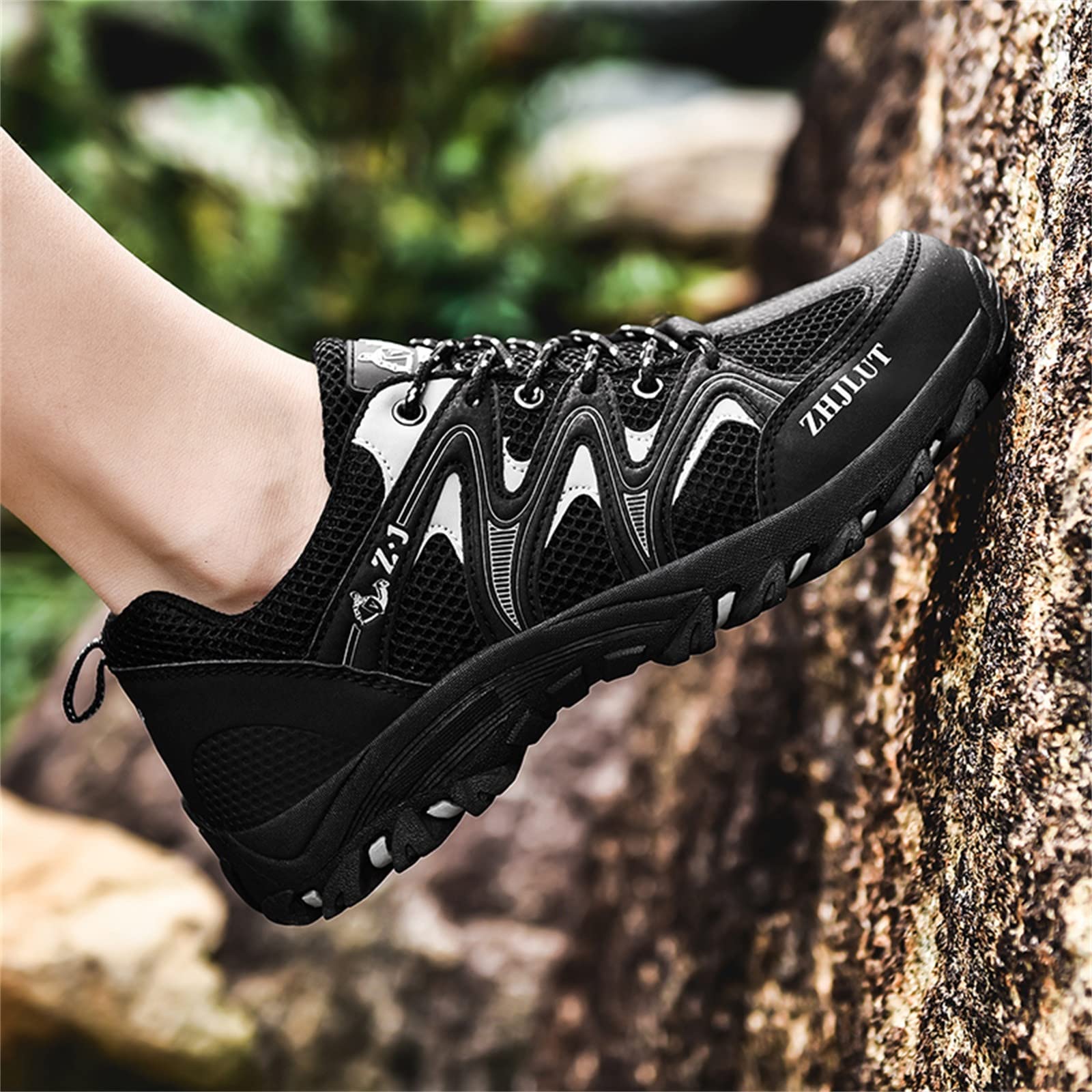 **Women's Waterproof Breathable Hiking Shoes - Non-Slip Lightweight Trekking Shoes for Mountain Camping & Outdoor Walking - Perfect for Hiking, Backpacking & Trail Adventures**