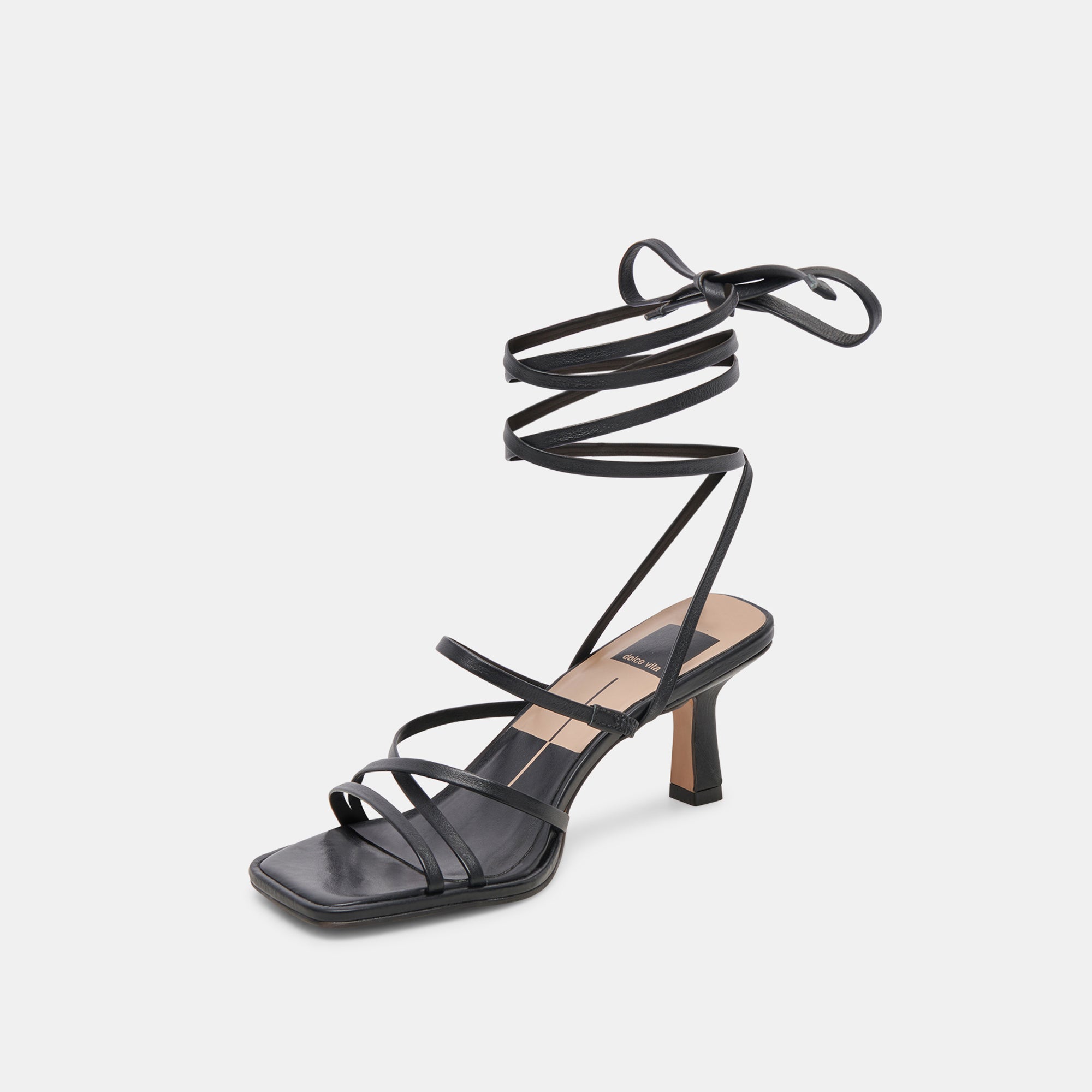MALABO Women's Black Leather High Heels - Stylish & Comfortable Dress Shoes for Parties, Weddings & Evening Events