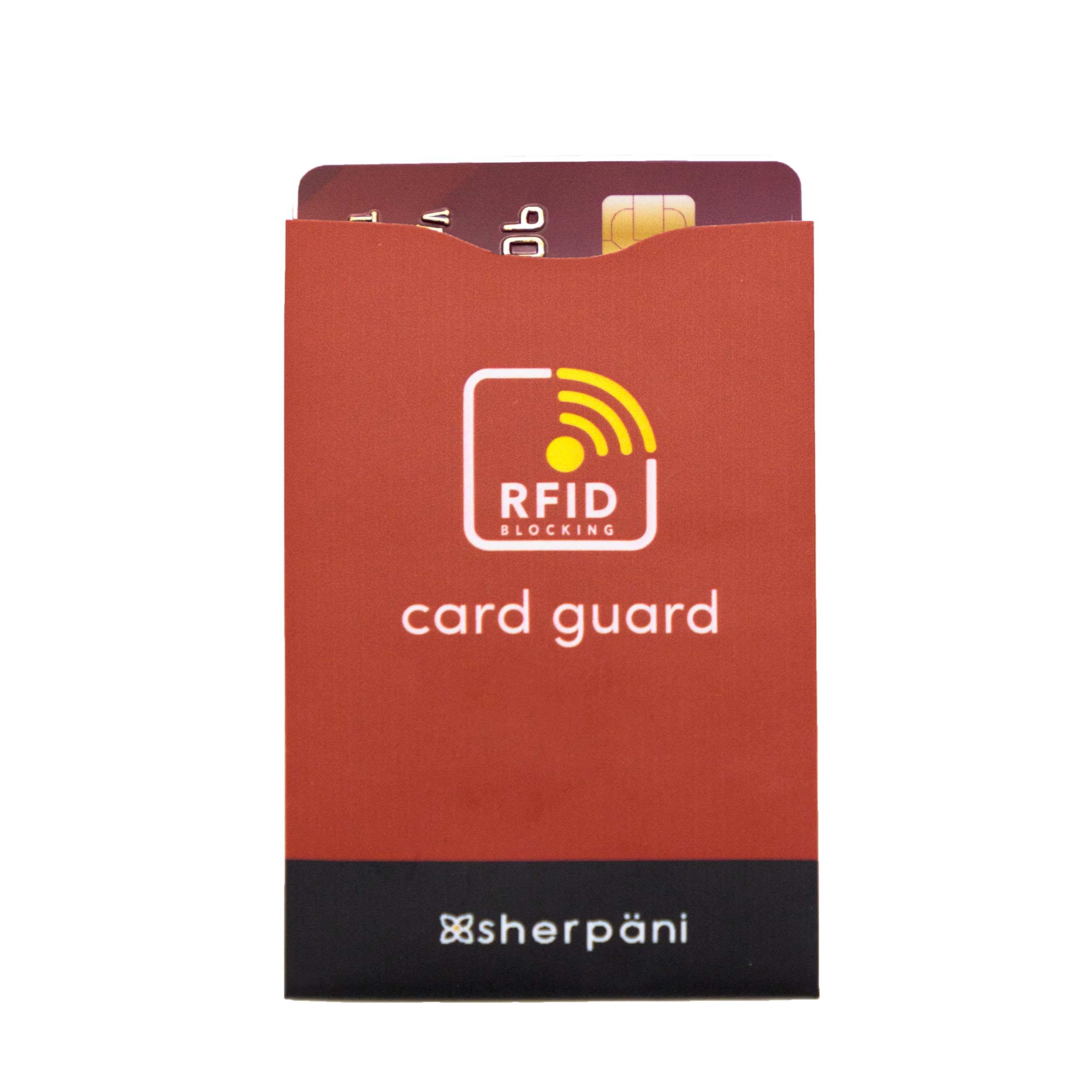 Sherpani RFID Blocking Credit Card Sleeve Set - Secure Anti-Theft Credit Card Holder & Protector for Travel, Shopping & Daily Use