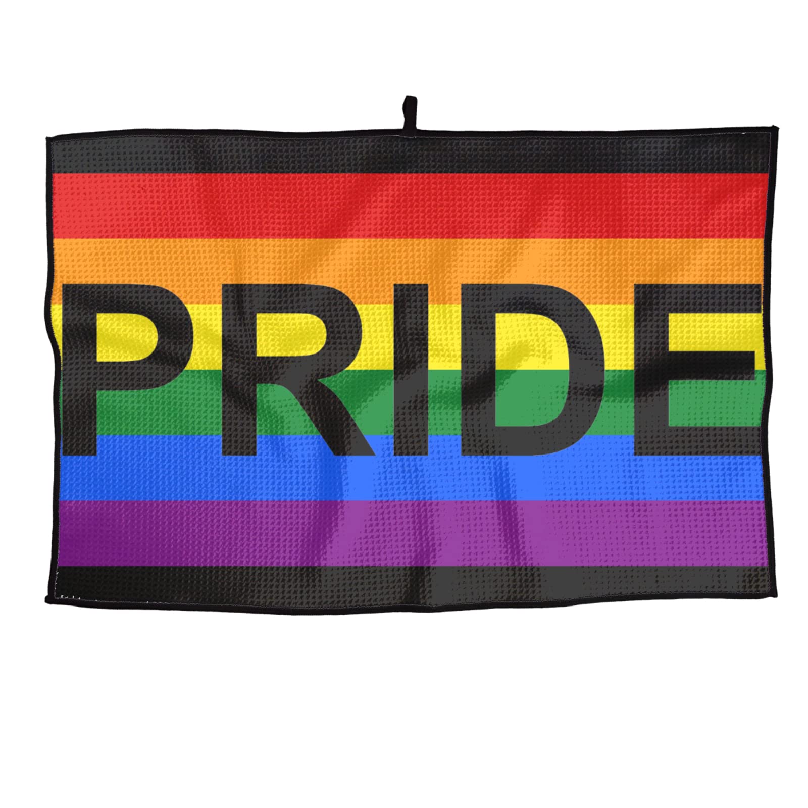 LGBT Pride Golf Towel - Quick Dry Sports Towel for Golf Clubs, Gym & Workout - Perfect for Golfers, LGBTQ+ Supporters & Athletes